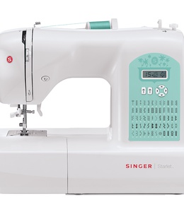  Sewing machine | Singer | STARLET 6660 | Number of stitches 60 | Number of buttonholes 4 | White  Hover