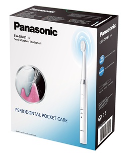 Birste Panasonic | Toothbrush | EW-DM81 | Rechargeable | For adults | Number of brush heads included 2 | Number of teeth brushing modes 2 | White  Hover