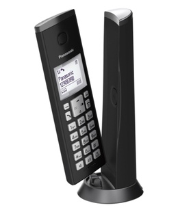  Panasonic | Cordless | KX-TGK210FXB | Built-in display | Caller ID | Black | Conference call | Speakerphone | Wireless connection  Hover