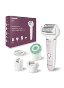 Epilātors Panasonic | Epilator | ES-EY80-P503 | Operating time (max) 30 min | Number of power levels 3 | Wet & Dry | White/Pink Hover