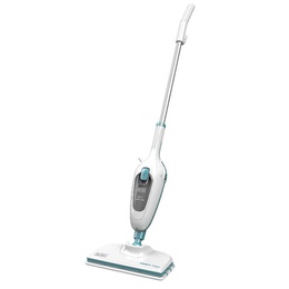  BLACK & DECKER | Steam mop | FSMH13E10-QS | Power 1300 W | Water tank capacity 0.38 L | White/Blue