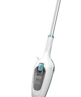  BLACK & DECKER | Steam mop | FSMH13E10-QS | Power 1300 W | Water tank capacity 0.38 L | White/Blue  Hover