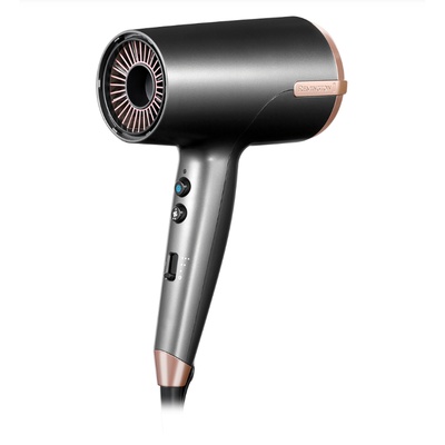 Fēns Remington | Hair dryer | D6077 | 2000 W | Number of temperature settings 3 | Ionic function | Diffuser nozzle | Grey