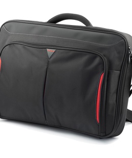  Targus | CN418EU | Clamshell Laptop Bag | Briefcase | Black/Red | 17-18  | Shoulder strap  Hover