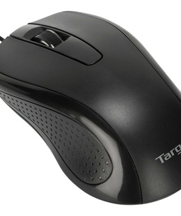 Targus Full-Size Optical Antimicrobial Wired Mouse | Targus Mouse | Full-Size Optical Antimicrobial | Wired | Black  Hover