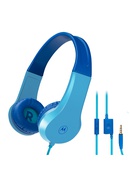 Austiņas Motorola | Kids Wired Headphones | Moto JR200 | Over-Ear Over-Ear | Built-in microphone | 3.5 mm plug | Blue
