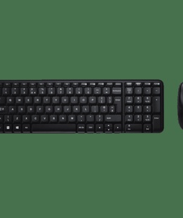 Tastatūra Logitech | Combo Wireless Keyboard and Mouse | MK220 | Keyboard and Mouse | Wireless | Mouse included | US | Black | N/A  Hover