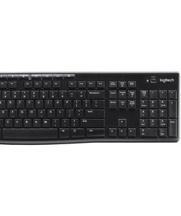 Tastatūra Logitech MK270 | Keyboard and Mouse Set | Wireless | US | Black  Hover