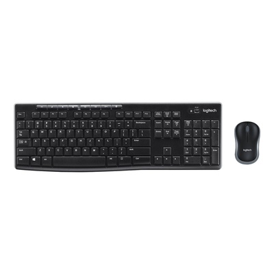 Tastatūra Logitech MK270 | Keyboard and Mouse Set | Wireless | US | Black