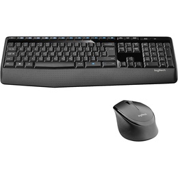 Tastatūra Logitech MK345 Keyboard and Mouse Set Wireless Mouse included Batteries included US Wireless connection USB Black