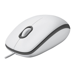 Pele Logitech | Mouse | M100 | Wired | USB-A | White