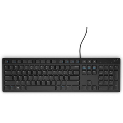 Tastatūra Dell | Keyboard | KB216 | Multimedia | Wired | NORD | Black