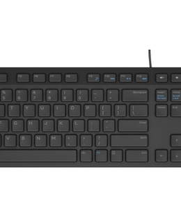 Tastatūra Dell Keyboard KB216 Multimedia Wired Ukrainian Black  Hover