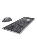 Tastatūra Premier Multi-Device Keyboard and Mouse | KM7321W | Wireless | Ukrainian | Titanium Gray | 2.4 GHz Hover