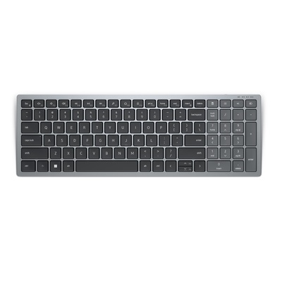 Tastatūra Dell | Keyboard | KB740 | Keyboard | Wireless | US | Titan Gray | 2.4 GHz