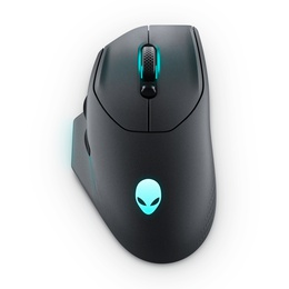 Pele Dell | Gaming Mouse | AW620M | Wired/Wireless | Alienware Wireless Gaming Mouse | Dark Side of the Moon