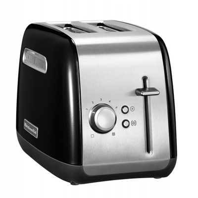 Tosteris KitchenAid Classic Toaster | 5KMT2115EOB | Power 1100 W | Number of slots 2 | Housing material Metal | Stainless Steel/Black