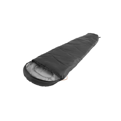 Easy Camp Starling Mummy Black 8°C | Sleeping Bag | 210 x 75 x 50 cm | -5 to 12 °C | Two-way open-end