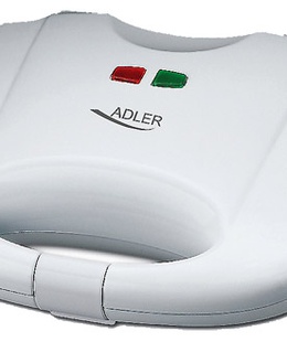  Adler | Waffle maker | AD 311 | 700 W | Number of pastry 2 | Belgium | White  Hover