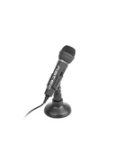 Austiņas Natec | Microphone | NMI-0776 Adder | Black | Wired