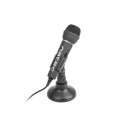Austiņas Natec | Microphone | NMI-0776 Adder | Black | Wired
