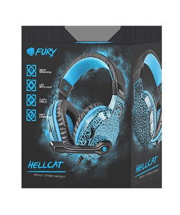 Austiņas Fury | Wired | On-Ear | Gaming Headset | NFU-0863	Hellcat  Hover