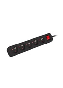  Lanberg Cable Power Strip 3M 5X French Outlets with Switch
