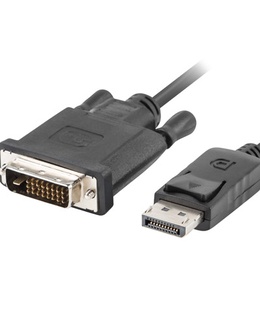  Lanberg Cable | CA-DPDV-10CU-0018-BK | DisplayPort to DVI-D | 1.8 m  Hover