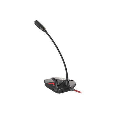 Austiņas Genesis | Gaming microphone | Radium 100 | Black and red | USB 2.0