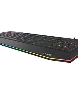 Tastatūra Genesis | LITH 400 | Black | Gaming keyboard | Wired | RGB LED light | US  Hover