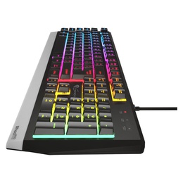 Tastatūra Genesis | Rhod 300 RGB | Black | Gaming keyboard | Wired | RGB LED light | US | 1.75 m