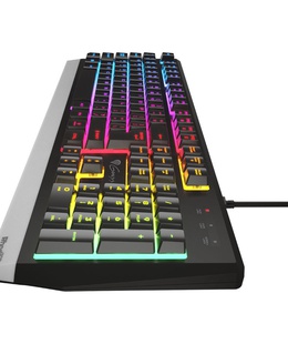 Tastatūra Genesis | Rhod 300 RGB | Black | Gaming keyboard | Wired | RGB LED light | US | 1.75 m  Hover