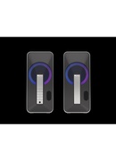 Genesis | Computer Speaker | Helium 100BT RGB | Bluetooth | Silver/Black | Gaming Speakers | Wireless connection Hover