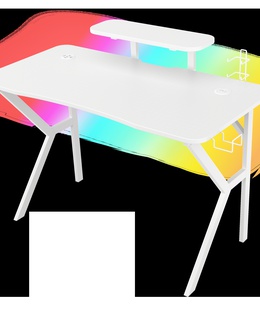  Genesis | Gaming Desk | Holm 320 RGB | White  Hover