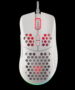 Pele Genesis | Gaming Mouse | Krypton 555 | Wired | Optical | Gaming Mouse | USB 2.0 | White | Yes  Hover