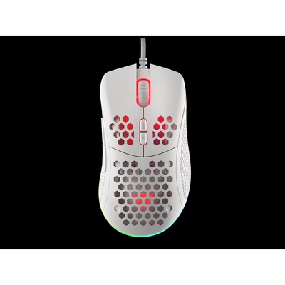 Pele Genesis | Gaming Mouse | Krypton 555 | Wired | Optical | Gaming Mouse | USB 2.0 | White | Yes