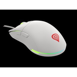 Pele Genesis | Ultralight Gaming Mouse | Krypton 750 | Wired | Optical | Gaming Mouse | USB 2.0 | White | Yes