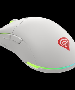 Pele Genesis | Ultralight Gaming Mouse | Krypton 750 | Wired | Optical | Gaming Mouse | USB 2.0 | White | Yes  Hover