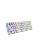 Tastatūra Genesis | THOR 660 RGB | White | Gaming keyboard | Wireless/Wired | RGB LED light | US | 1.5 m | Gateron Red Switch | Wireless connection