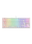 Tastatūra Genesis | THOR 303 TKL | White | Gaming keyboard | Wired | RGB LED light | US | 1.8 m | Brown Switch Hover