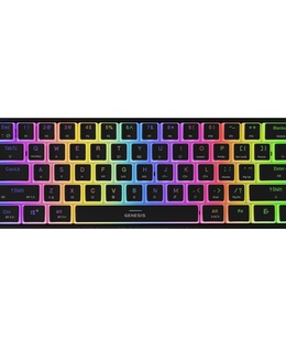 Tastatūra Genesis THOR 660 G2 | Gaming keyboard | Wireless/Wired | US | Black | 2.4 GHz  Hover