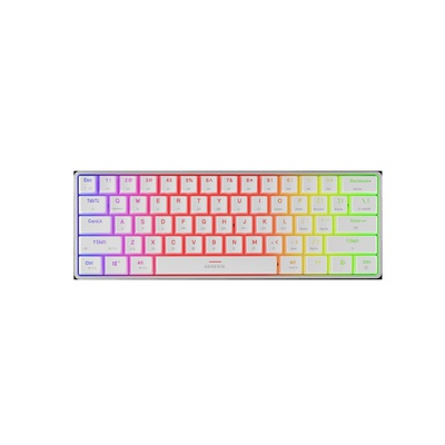 Tastatūra Genesis THOR 660 G2 | Gaming keyboard | Wireless/Wired | US | White | 2.4 GHz