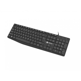 Tastatūra Natec | Keyboard | Nautilus NKL-1950 | Keyboard | Wired | US | Black | USB Type-A | 390 g