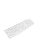 Natec | Keyboard | Nautilus NKL-1951 | Keyboard | Wired | US | White | USB Type-A | 390 g Hover