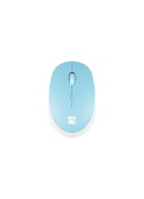 Natec | Mouse | Harrier 2 | Wireless | Bluetooth | White/Blue