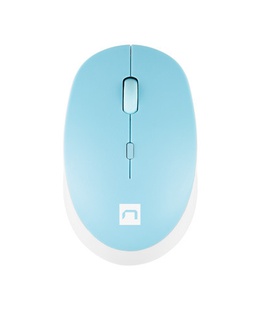 Natec | Mouse | Harrier 2 | Wireless | Bluetooth | White/Blue  Hover