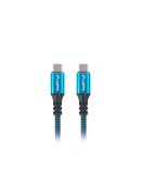 Lanberg | USB-C to USB-C Cable | Black/Blue | 0.5 m Hover