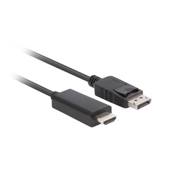  Lanberg | DisplayPort to HDMI Cable | DisplayPort Male | HDMI Male | DP to HDMI | 1 m