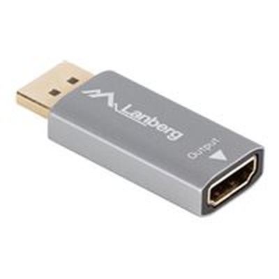 Lanberg HDMI (M) to Displayport (F) Adapter 4K on cable 20cm