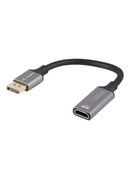  Lanberg Displayport (M) to HDMI (F) Adapter 8K on cable 20cm